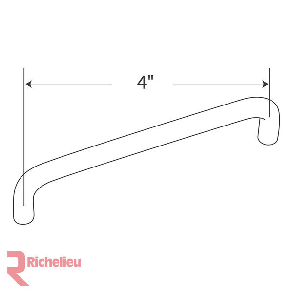 Expression 4" Center to Center Bar Pull, Brushed Oil-Rubbed Bronze