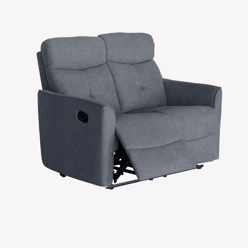 Meris 2 Seater Reclining Loveseat, Grey
