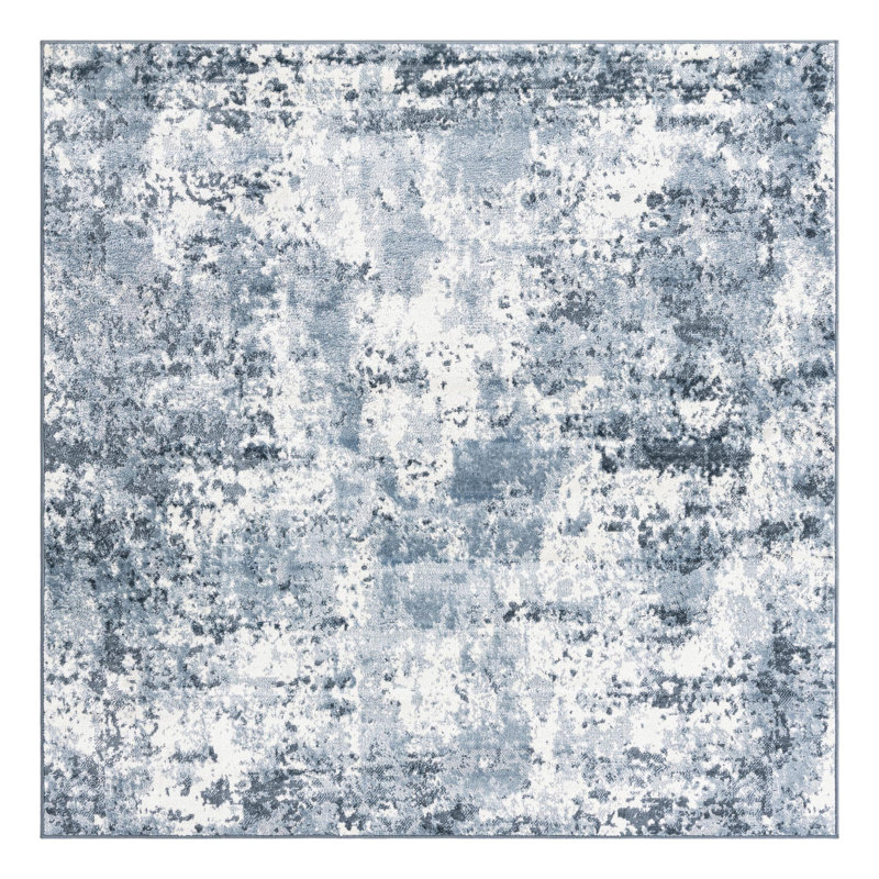 Juni Abstract Indoor Rug, Square 5'