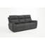 Canapé inclinable en tissu pour 3 personnes avec rangement, porte-gobelet et haut-parleur Bluetooth-581035596