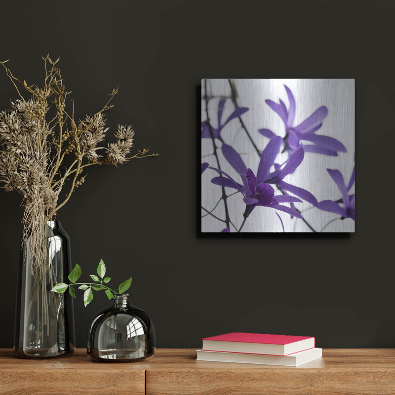Fleur mauve 1 par PhotoINC Studio, H 12 po x l 12 po