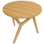 Table basse ronde 2-en-1 avec hauteur réglable
