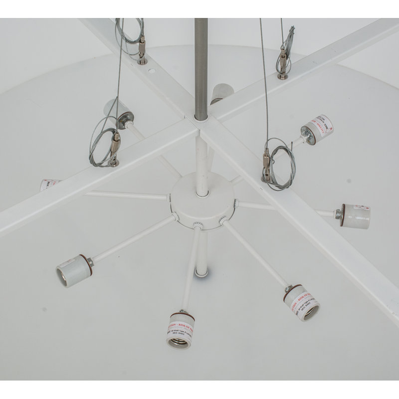 Lustre tambour unique à 8 lumières Gaiah