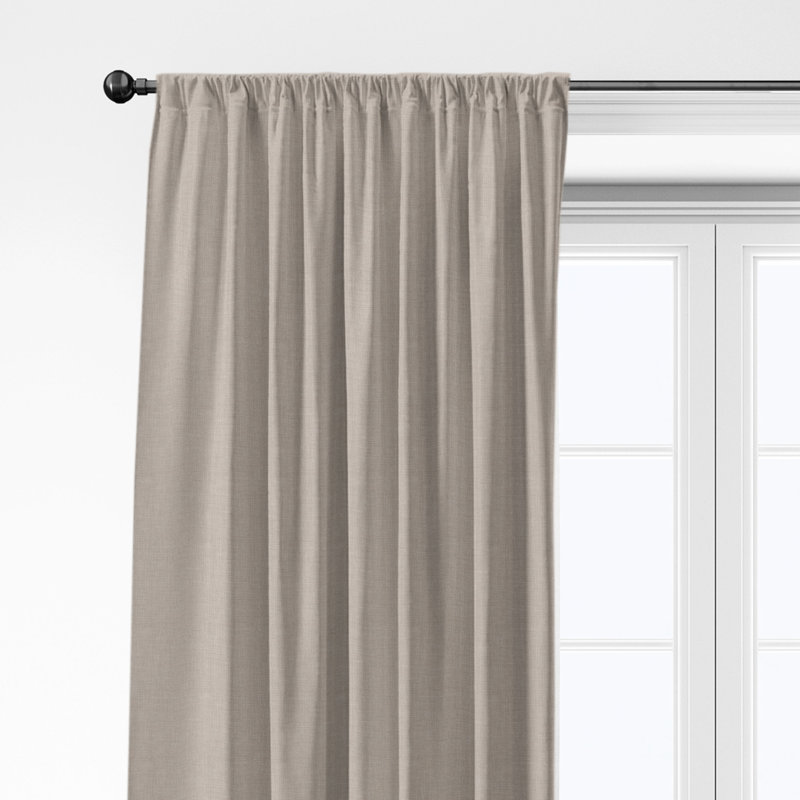 Ensemble de 2 draps en coton Shay, L 50 po x L 144 po, Naturel