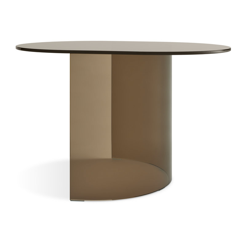 Half Past Glass End Table, 18" H x 29" W x 21" D