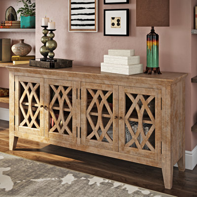 Myles 80" Solid Wood Sideboard