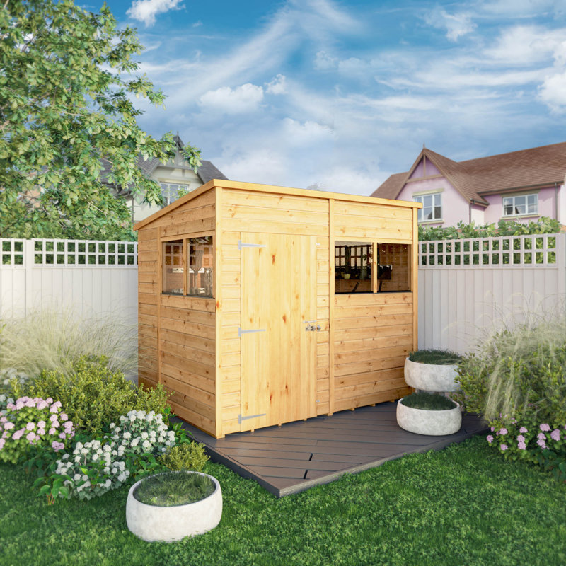 Mercia 8 x 6 Woodsman Shiplap Pent Shed