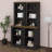 Two-Piece Tall Cabinet, Modern Bookshelves With Storage Shelves, Freestanding Open Display Shelf With Anti-Tip Device-761012177