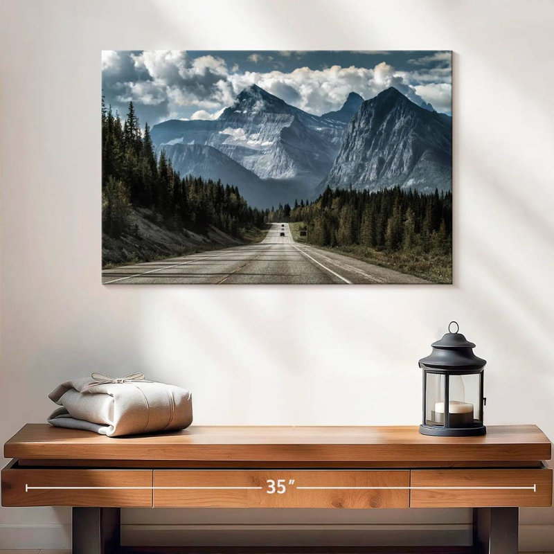 Scène de montagne Mehar Banff, H 16 po x l 24 po
