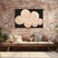 «Elegant Spiral Cloud Abstract Elegant Peaceful Landscape Nature», art mural-129094995
