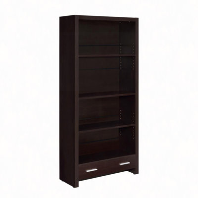 Bibliothèque à 4 tablettes avec tiroir de rangement