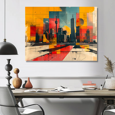 Mid Century City of Toronto Landscape II - City Toronto, impression d'art mural