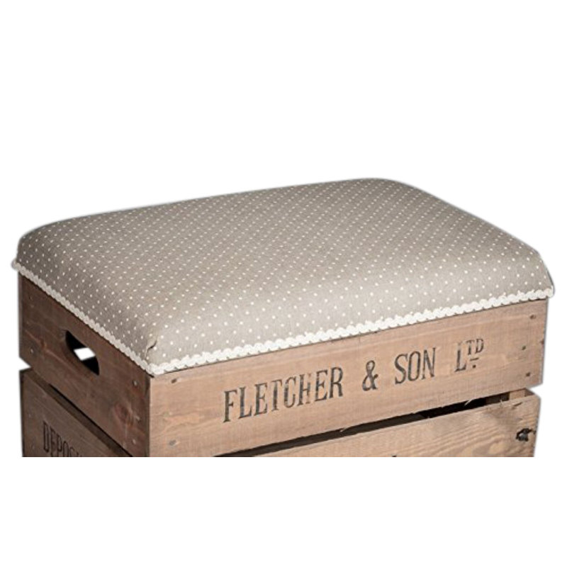 Shelborne Solid Wood Accent Stool