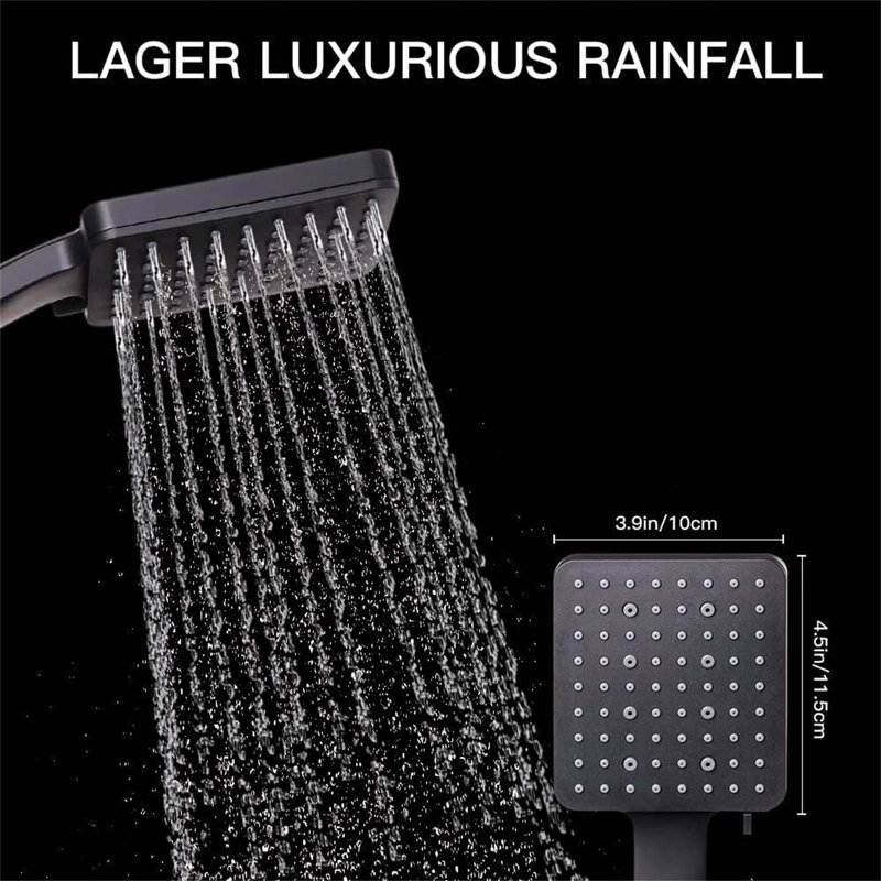 Handheld Shower Head, Matte Black