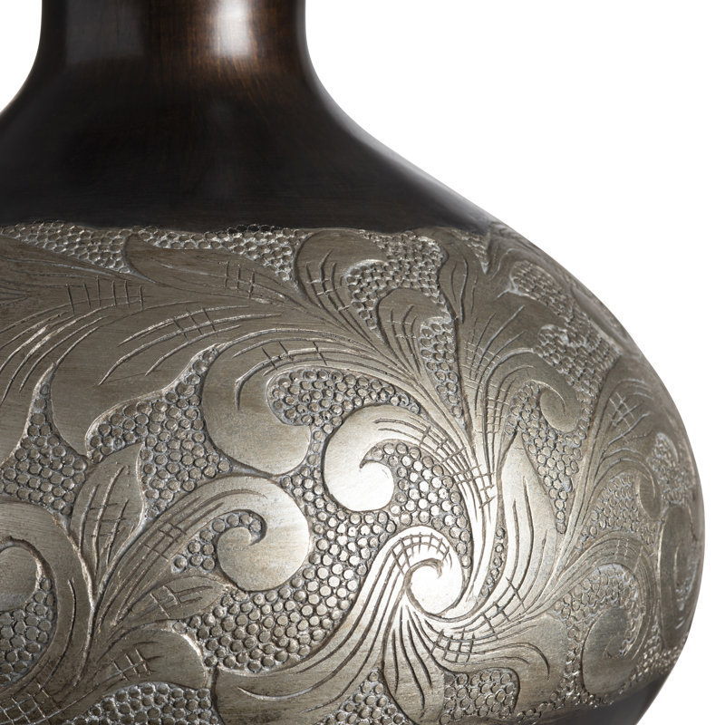Lampe de table brun / bronze 31,5 po Beristain