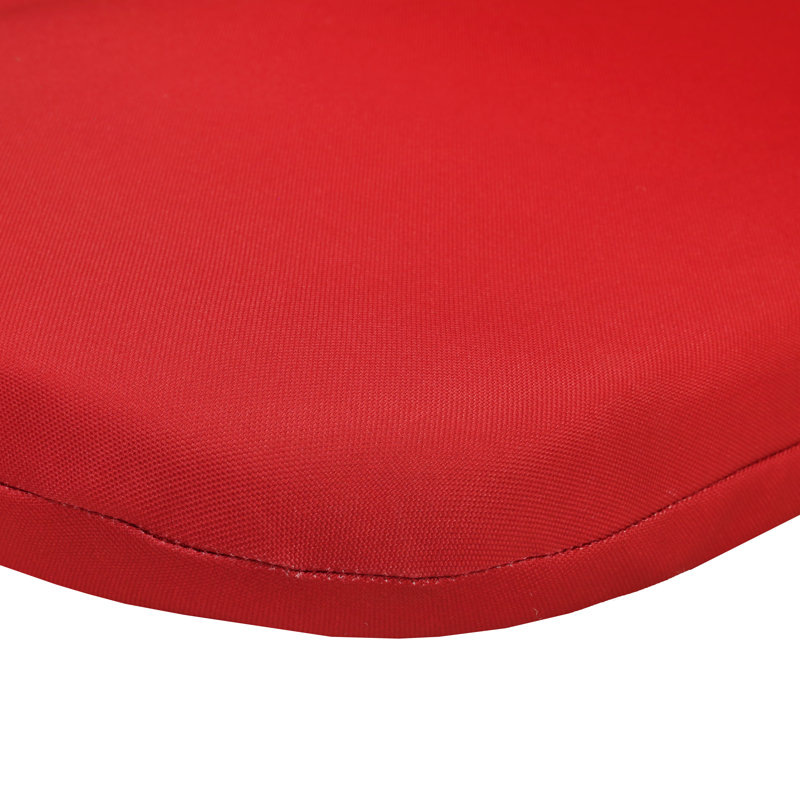 Outdoor Solid Olefin Textured High Back Cushion 20 x 45 in Red