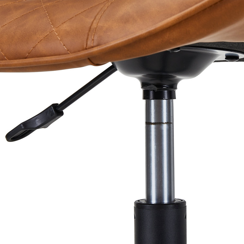Swivel Adjustable Height Set of 2 Bar Stools Modern Faux Leather Counter Stool Bar Dining Chairs With Back Metal Support Bar Stool For Kitchen Island Pub