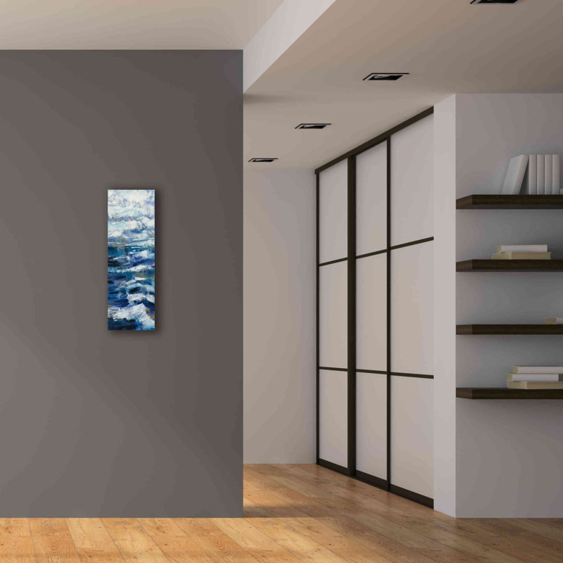 «Above The Mountains I» par Silvia Vassileva, art mural sur toile, H 36 po x l 12 po