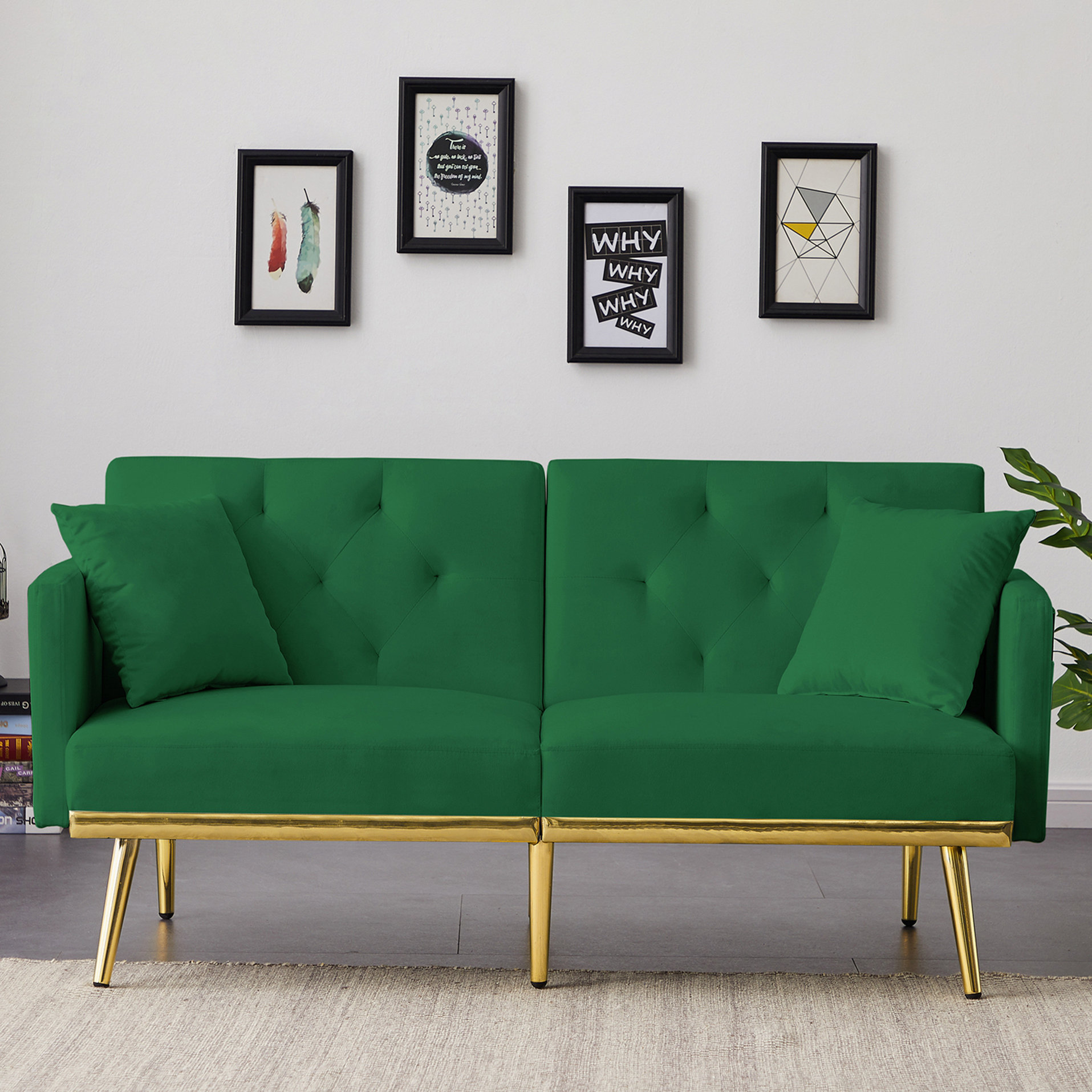 Mercer41 Landun 59'' Velvet Loveseat Wayfair