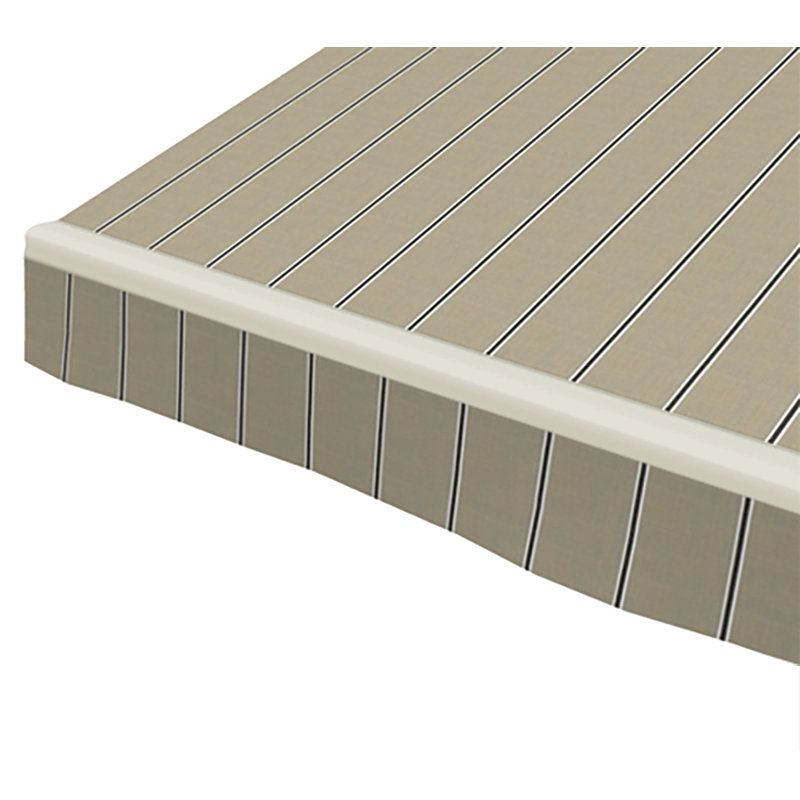 SunSetter Motorpro Sunbrella Retractable Standard Patio Awning, Right, 8" H x 192" W x 122" D, Putty Regimental