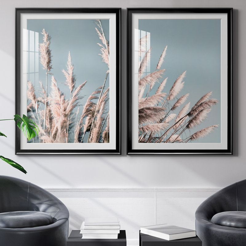 Danita Delimont - ensemble de 2 reproductions de photos, H 26,5 po x l 73 po x P 1,5 po, Papier encadré noir, Blanc