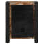 Amileo 40cm W Iron Bedside Table