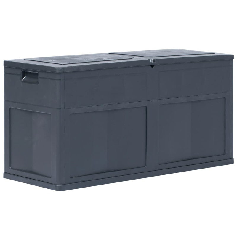 WFX Utility 84.5 Gallon Water Resistant Plastic Deck Box, Black