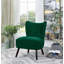 Fauteuil d'appoint recouvert de velours