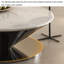 Table basse ronde en marbre avec soucoupe volante-1344484366-1344484355