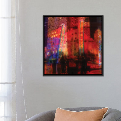 « radio city », impression sur toile tendue