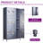 72"H 3-Tier Metal Locker for Employees – Heavy Duty Steel Storage Cabinet with Ventilated Doors for School Gym Garage Office (9 Door)-109715387-128768392