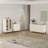 32" Accent Concise Cabinet In White
