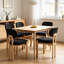 Chaise rembourrée en bois massif Inelda-137758533-137758534