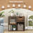  1 Pcs 3-cube Bookshelf 2-tier Open Shelf Bookcase With Drawer Home Storage Organizer