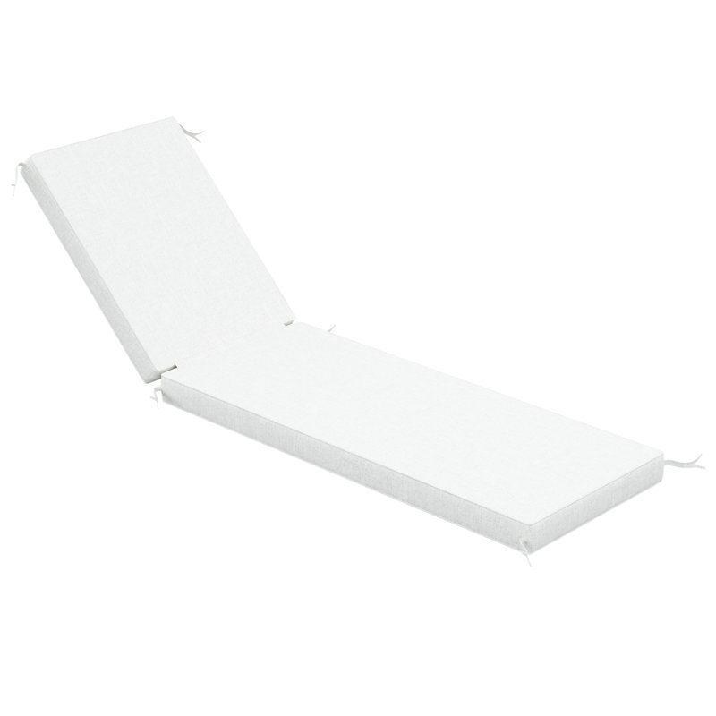 Sunbrella® Outdoor Chaise Cushion, 21" W x 78" D, Canvas Natural