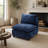 Modern Sectional Sofa,L-Shape Linen Fabric Corner Couch Set With Convertible Ottoman For Living Room, Apartment, Office-52495154
