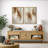 Vertical Earth Tone Abstract Artwork, Living Room Pictures, Framed Canvas Giclee Print Wall Art-27501115-27501089