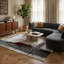 Tapis gris à motif abstrait Dillup-Jones-28940851