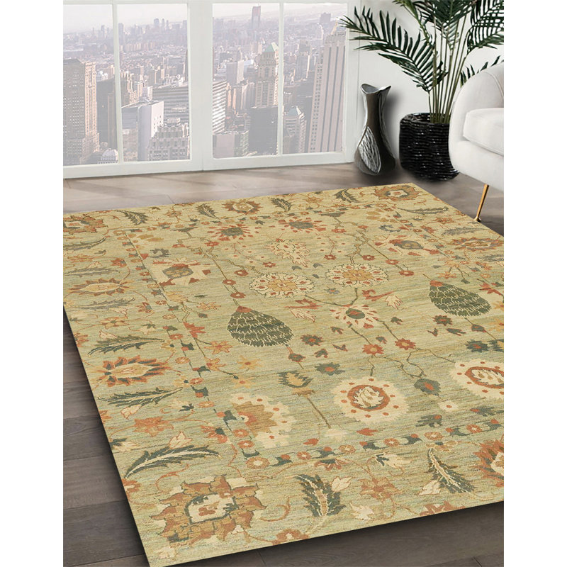 Abstract Indoor Rug, Square 7'