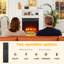 18" Electric Fireplace With Mantel-175589820