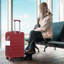 20 "/ 24" / 28 "3 pièces / ensemble en valise à roulettes en ABS, couleur assortie, avec serrure à combinaison-126941658