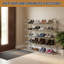 Range-chaussures Home-Complet - Range-chaussures à 5 niveaux pour placard, salle de bain, vestibule - tablette pouvant contenir 25 paires d'espadrilles, de talons et de bottes-1654056977-1654056988