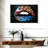 Grunge Rainbow Lips Canvas Print-1405284410