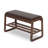 Modern Minimalist Black Walnut Soft-Seat Shoe-Changing Bench-674469916