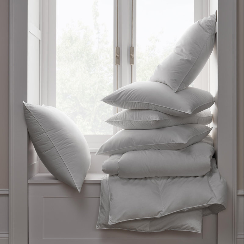 Kleinn Down Alternative Medium Pillow, Euro