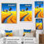 «Golden Blossoming Fields Under A Deep Blue Sky I», reproduction sur toile-1948280970-1948280967