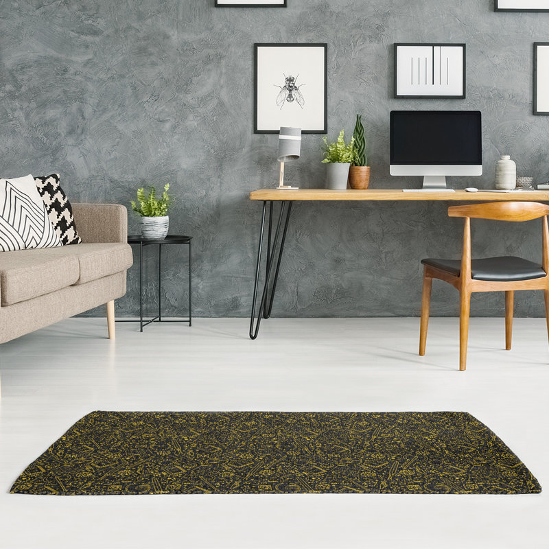 Tapis noir zone lines, Rectangle 4 pi x 6 pi