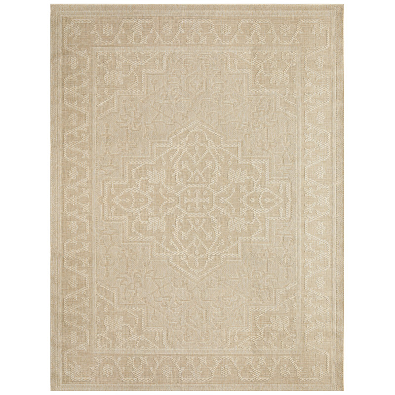Gerritt Persian Indoor/Outdoor Area Rug, Rectangle 9' x 12'