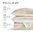 Sleep Zone King Size Cotton Jacquard Quilt Set 3 Pieces for All Season 106 x 96 Khaki Boho-116564159-116564158
