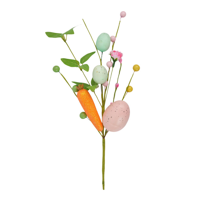 Décoration de Pâques, décoration de bouquets de bricolage, 0.39" H x 5.12" W x 11.81" D